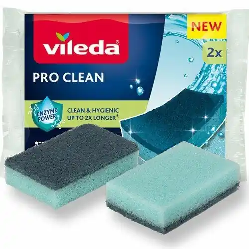 Wybór klientów Vileda Zmywak Pro Clean 2szt 179254 SI.. Lumarko